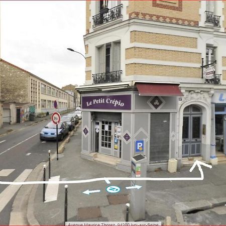 Studio 22M2 A Ivry/Seine-A 200 Metres De Paris. Proche Metro 7 Zewnętrze zdjęcie
